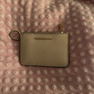 Michael Kors Tan Card Holder with Gold Accents